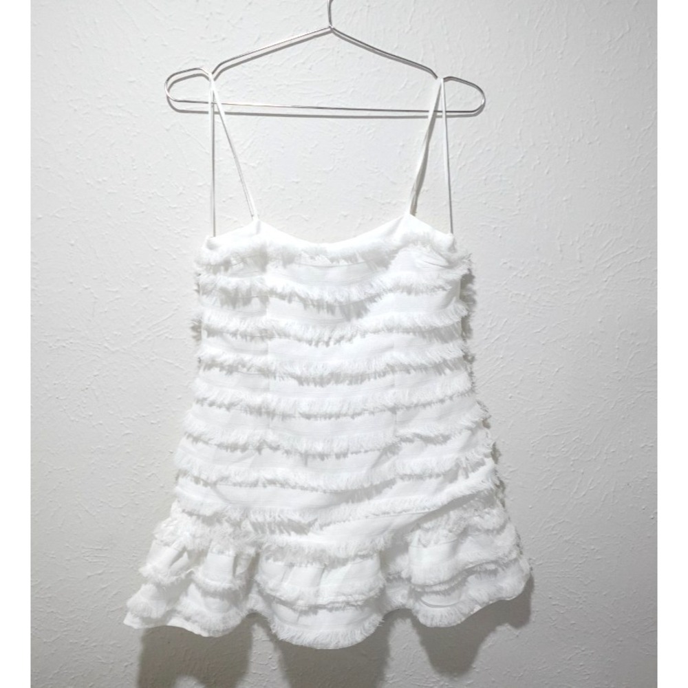 Princess Polly Molina White Mini Dress Size 6